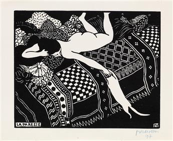 FÉLIX VALLOTTON La Paresse.